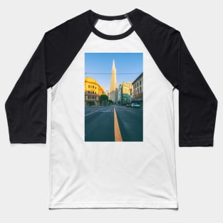 The TranAmerica Pyramid Baseball T-Shirt